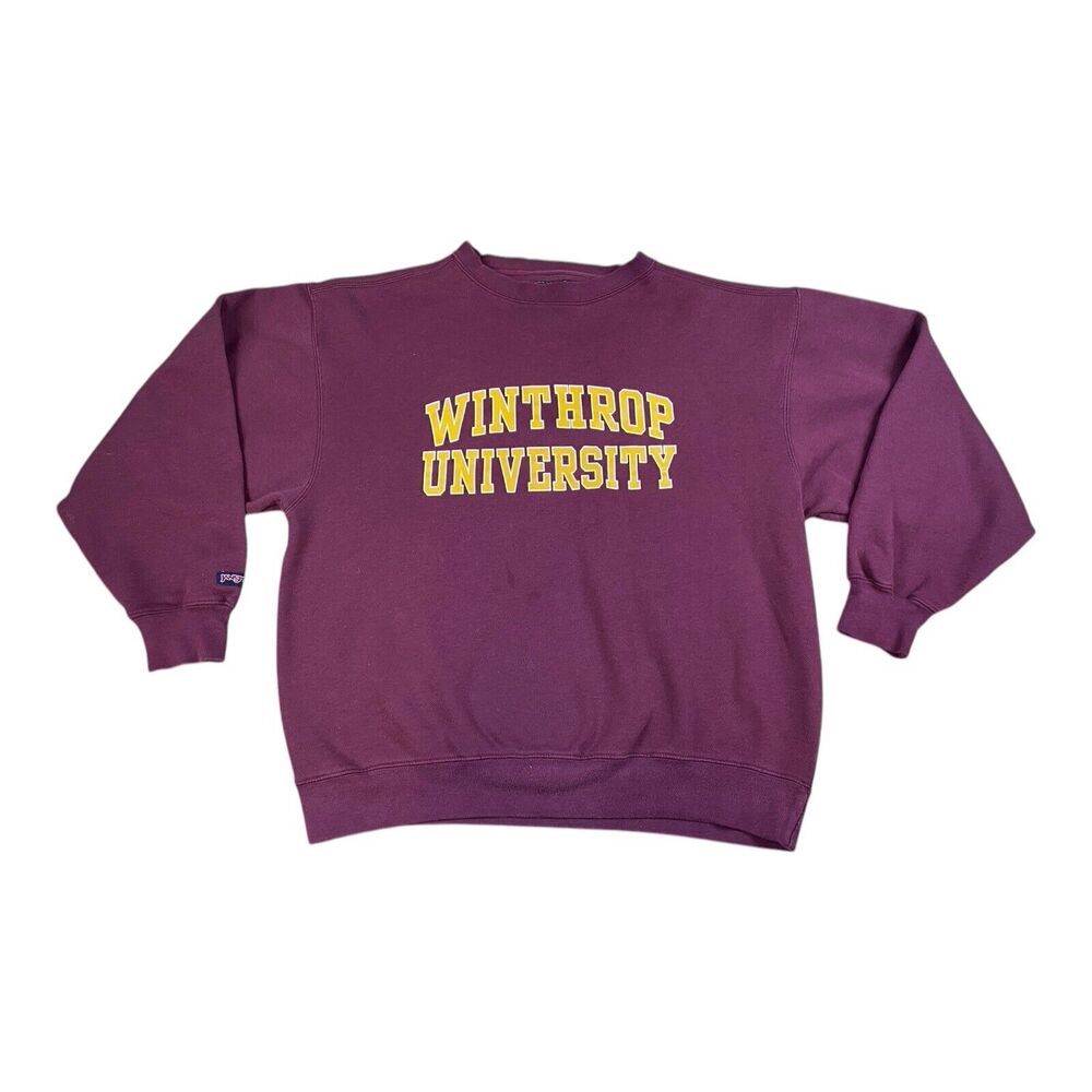 Vintage‎ Jansport Winthrop University Pullover Sweatshirt Unisex Size MEDIUM